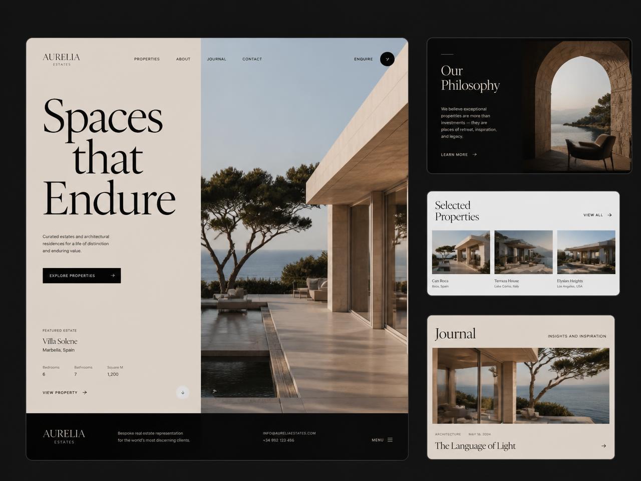 Aurelia Estates — Digital Experience