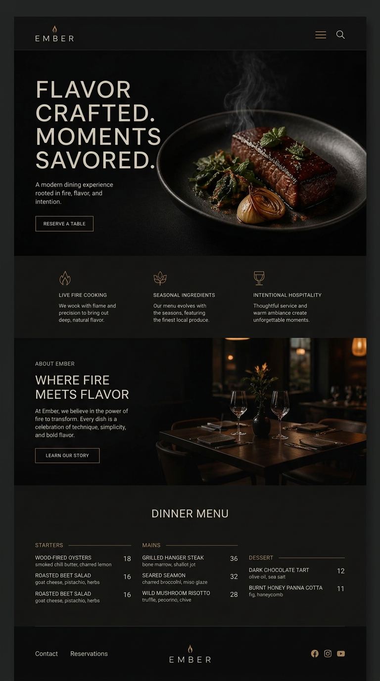 Ember mobile layout